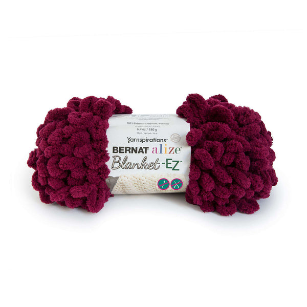 Bernat Alize Blanket-EZ Yarn Burgundy Pack of 2 *Pre-order*