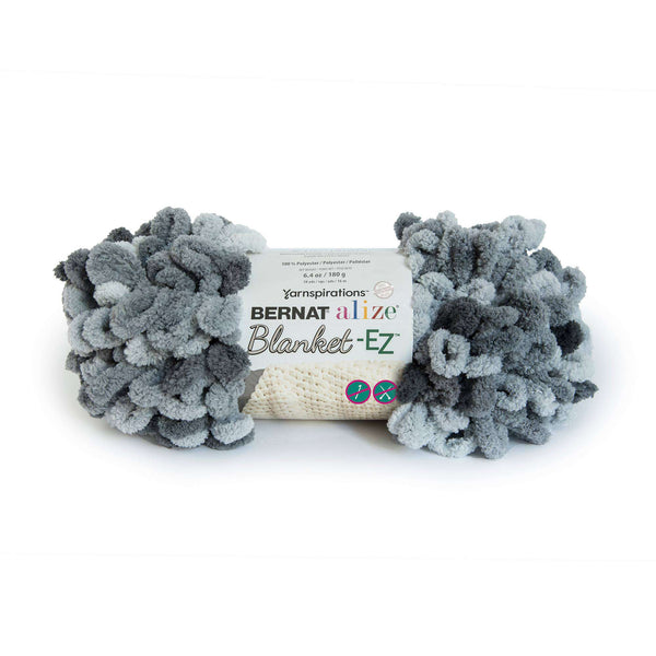 Bernat Alize Blanket-EZ Yarn Slate Grays Pack of 2 *Pre-order*