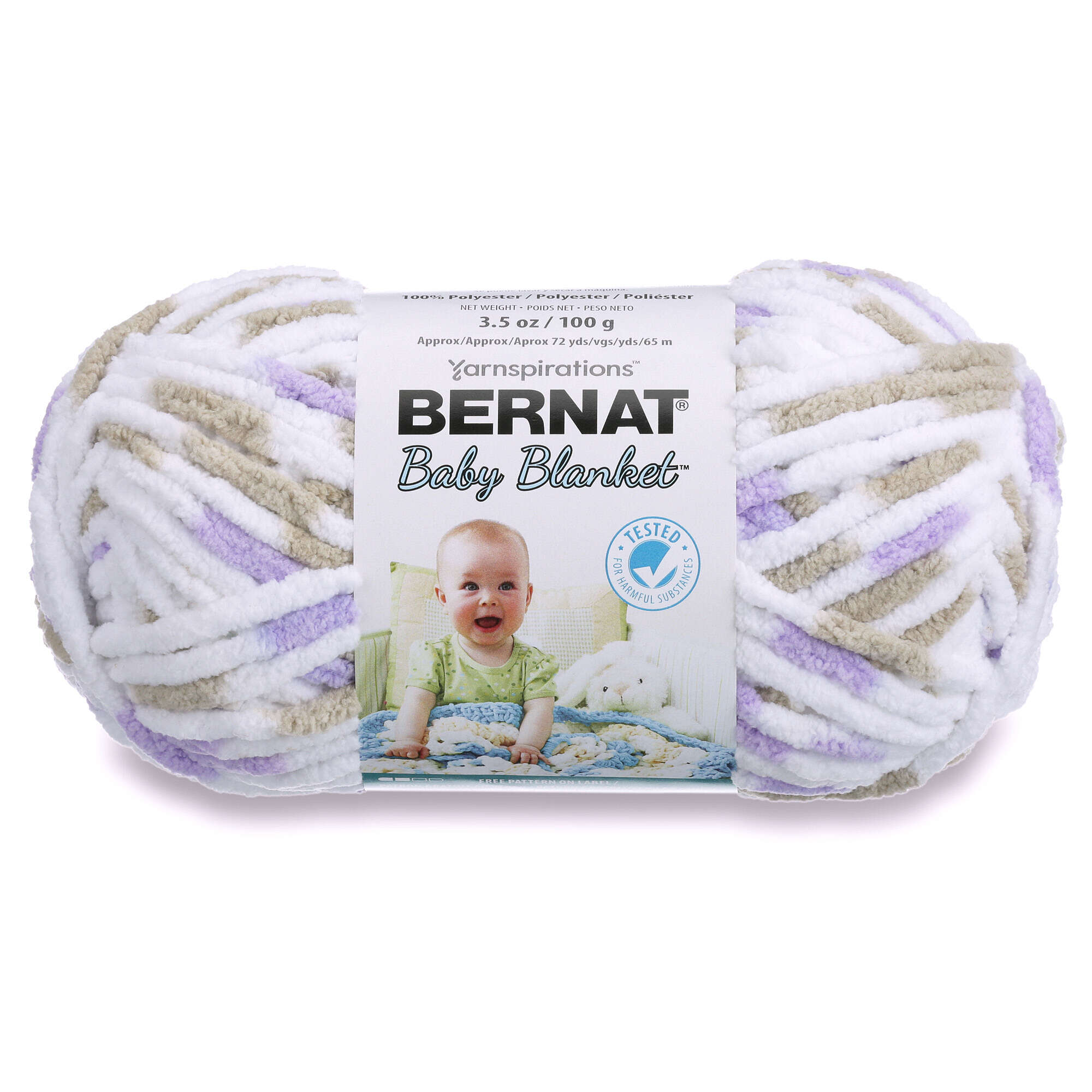 Bernat Blanket Brights yarn Baby Blanket Flock of Knitters Flock of Knitters