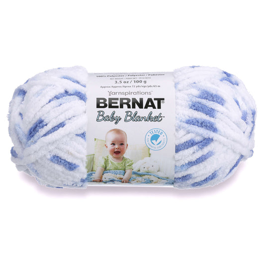 Bernat Baby Blanket yarn Little Denim Print 100g