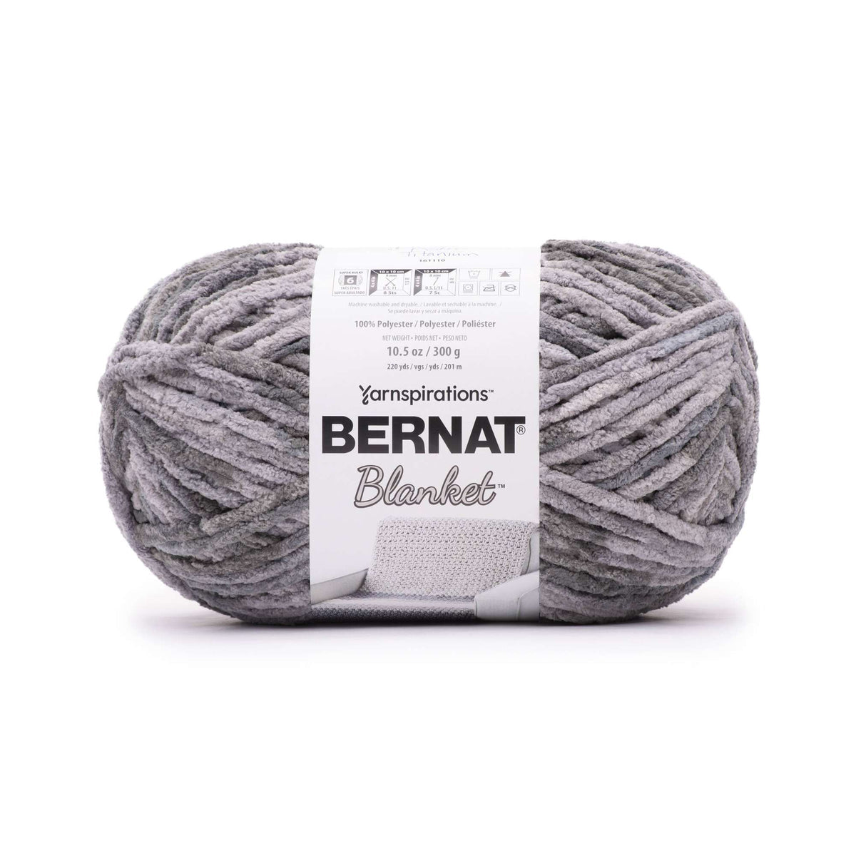 Bernat Blanket yarn Ashen Titanium