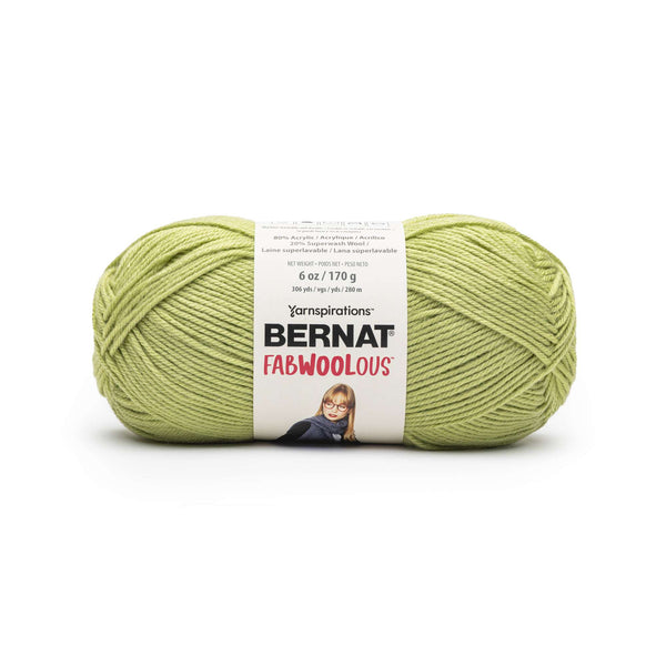 Bernat Fabwoolous Yarn Lime Pack of 3 *Pre-order*