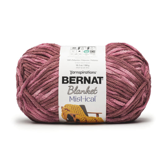 Bernat Blanket Mist-Ical Yarn Berry