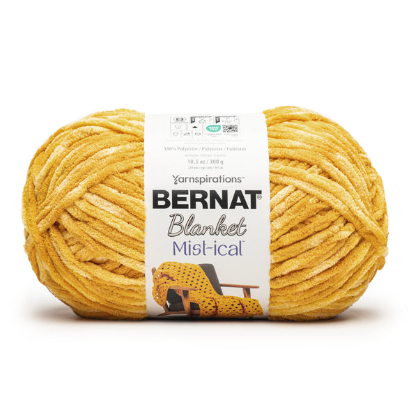 Bernat Blanket Mistical yarn sunshine