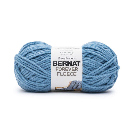 Bernat Forever Fleece Yarn Ballpoint Blue Pack of 2 *Pre-order*