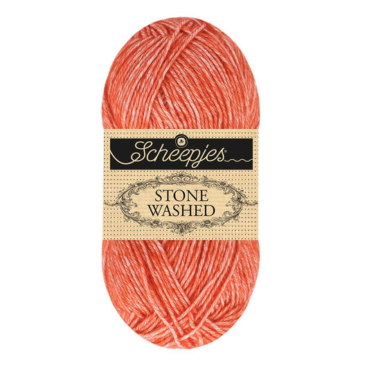 Scheepjes Stone Washed - 843 Realgar Red *NEW*