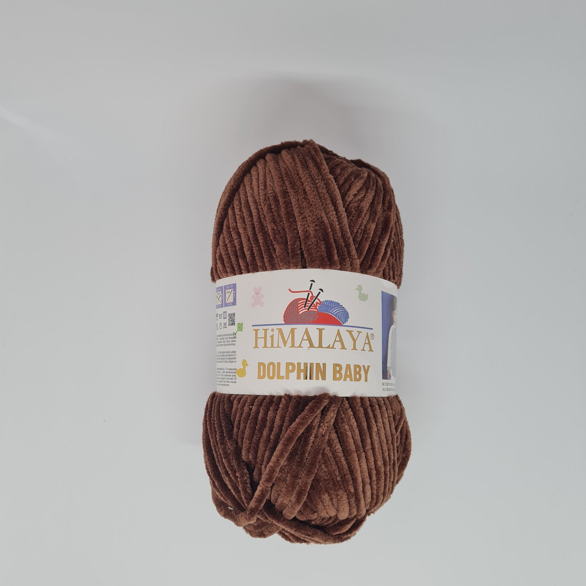 Himalaya Dolphin Baby Chenille Yarn, Brown - 80366 – Flock of Knitters