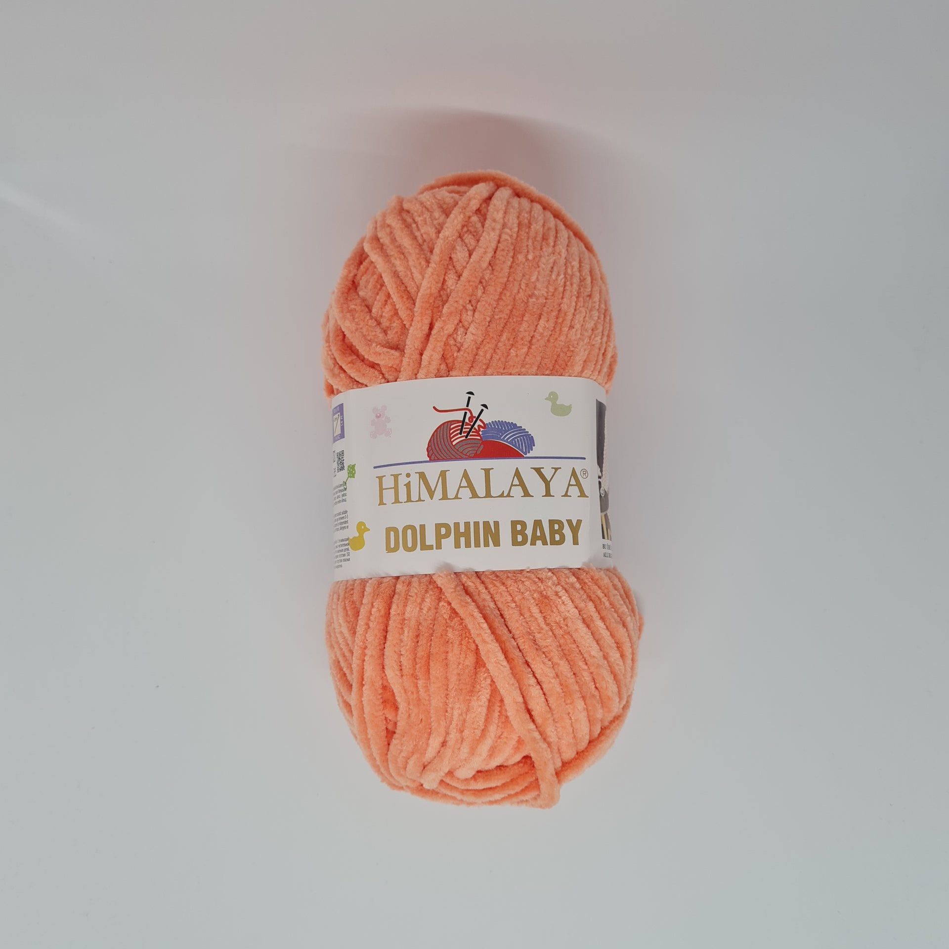 Himalaya Dolphin Baby Chenille Yarn, Orange - 80355