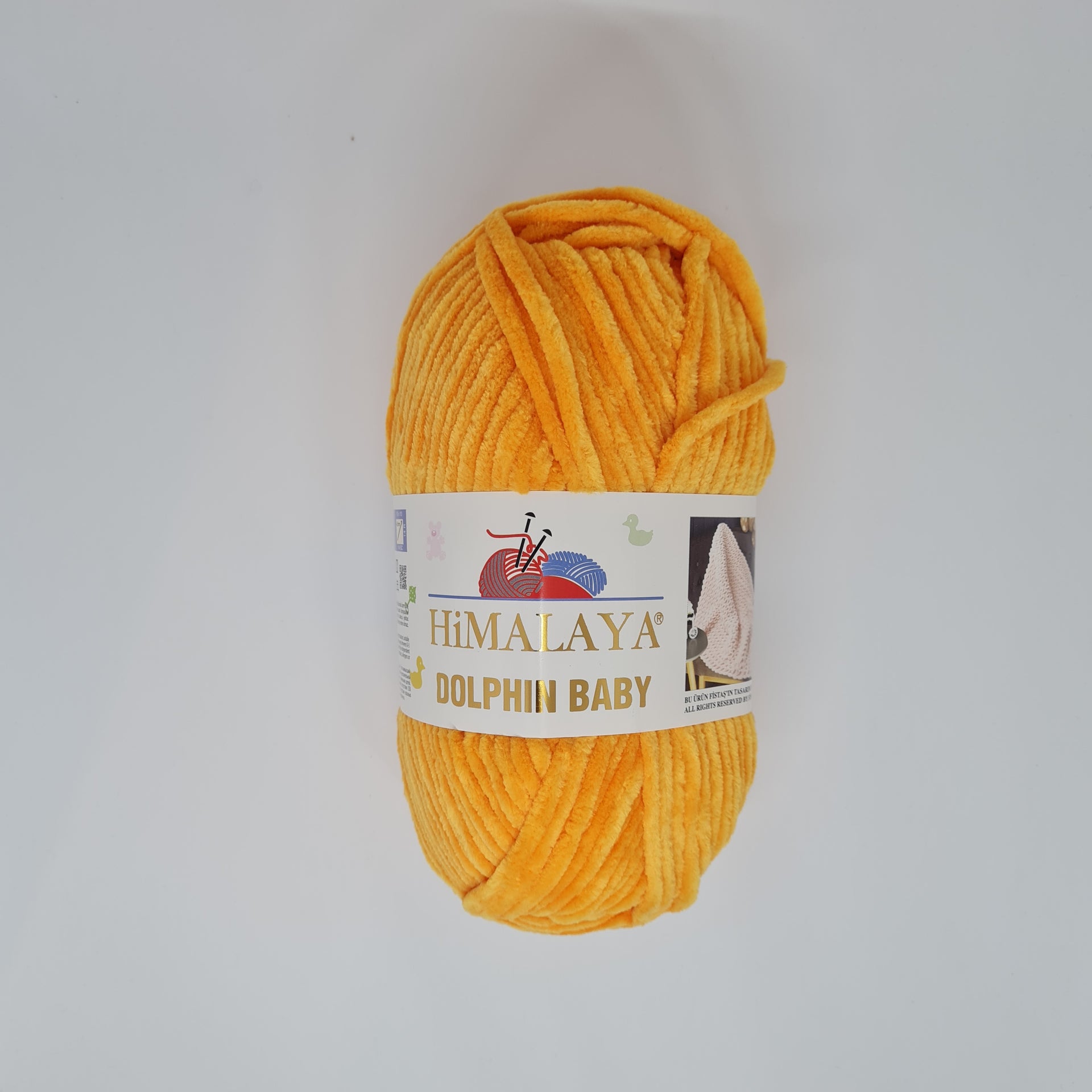 HIMALAYA Dolphin Baby Chenille Yarn - 100% Polyester 100gr Crochet