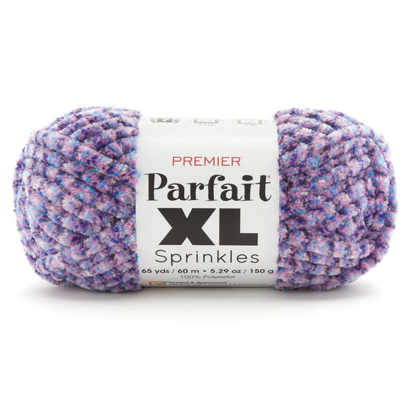 Premier Parfait Sprinkles XL Chenille yarn- Wildberry