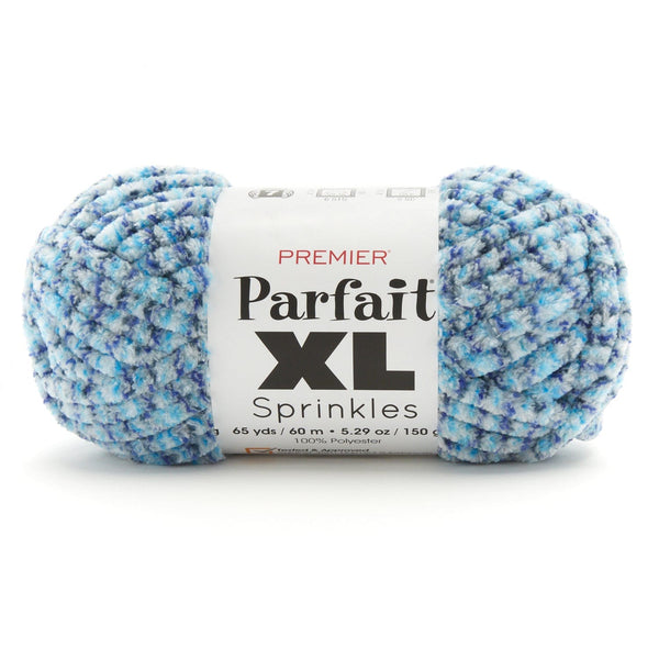 Premier Parfait Sprinkles XL Chenille  yarn- Blueberry