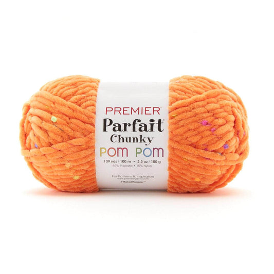 Premier Parfait Chunky Pom Pom Chenille yarn - Citrus Burst