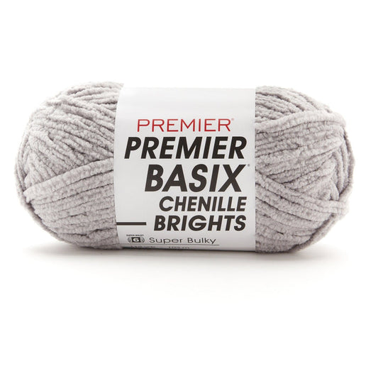 Premier Basix Brights Chenille Yarn -  Fog
