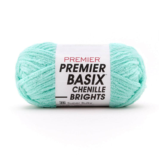 Premier Basix Brights Chenille Yarn -  mint