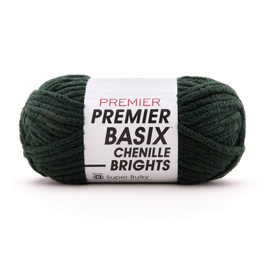 Premier Basix Brights Chenille Yarn -  forest