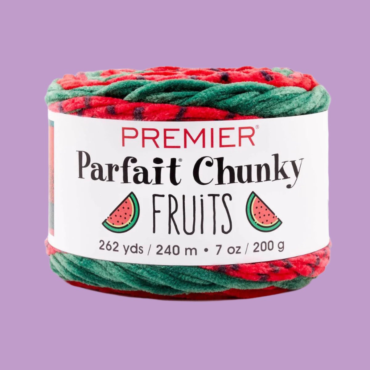 Parfait Chunky FRuits 200g Watermelon Blanket yarn