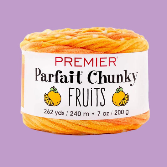 Premier Parfait Chunky Fruits Chenille yarn Orange