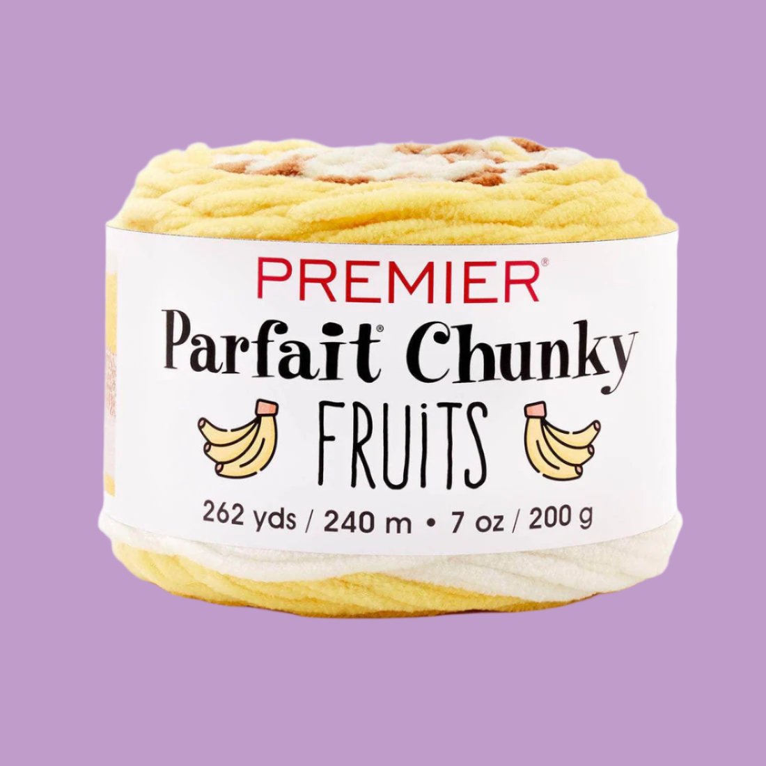 Premier Parfait Chunky Fruits Chenille yarn Banana