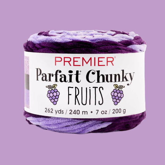 Premier Parfait Chunky Fruits Chenille yarn Grape