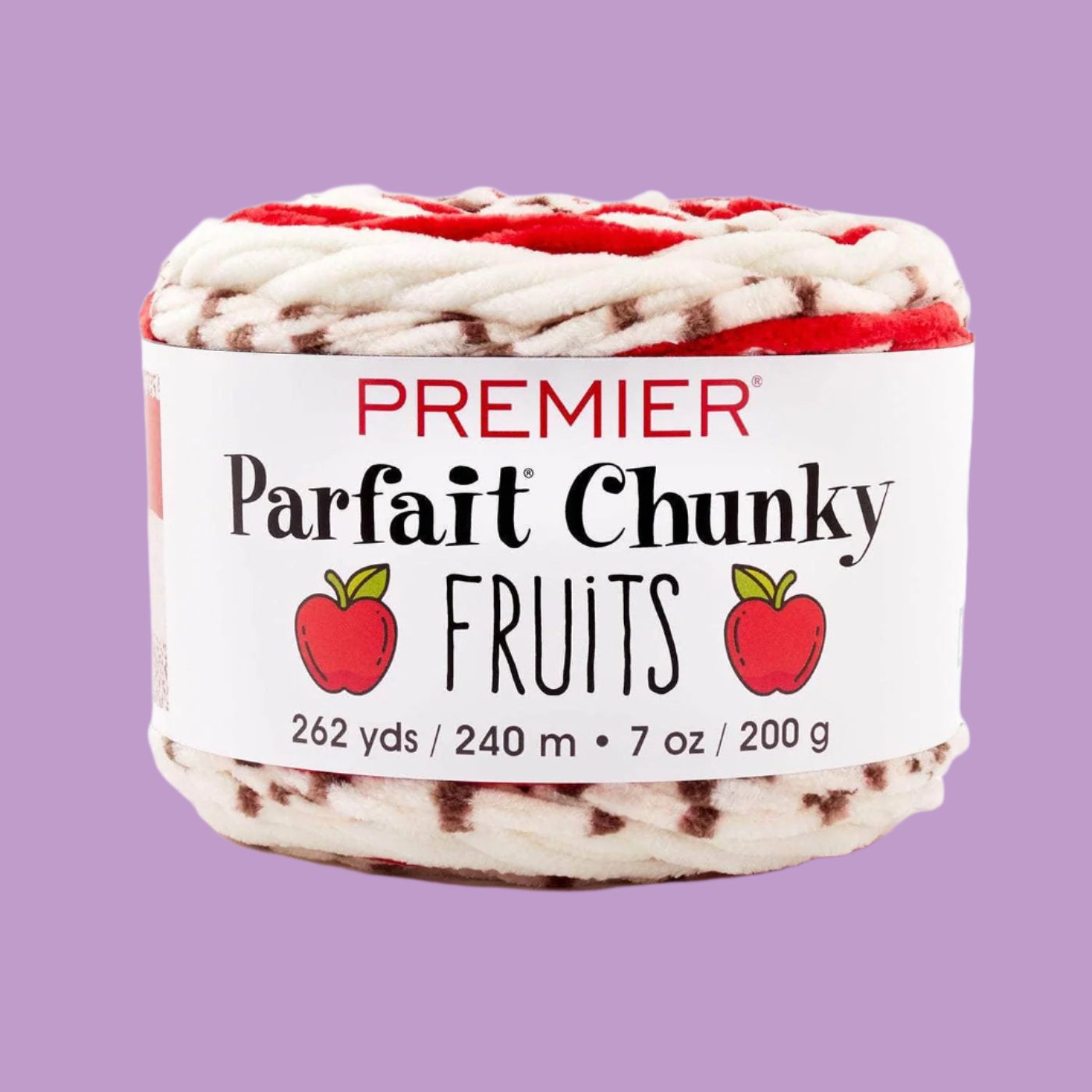 Premier Parfait Chunky Fruits Chenille yarn Apple