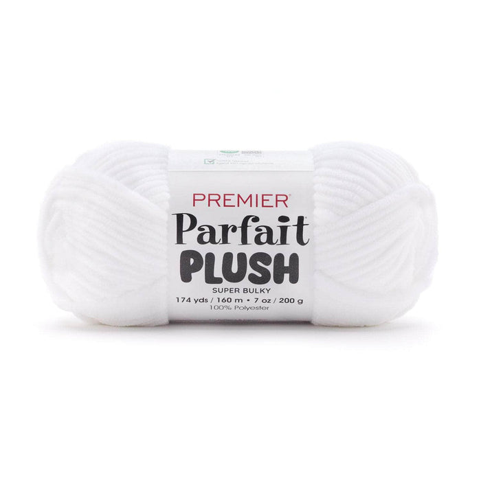Premier Parfait Plush yarn White
