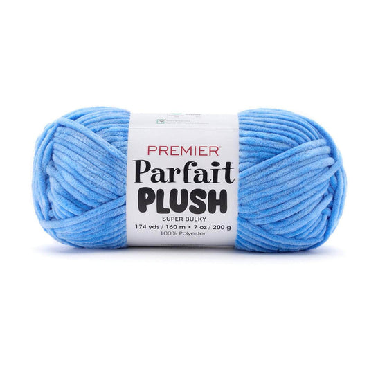 Premier Parfait Plush yarn Blue