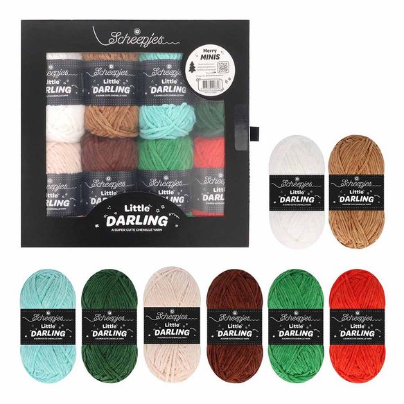 Scheepjes Little Darling colour pack Merry Minis