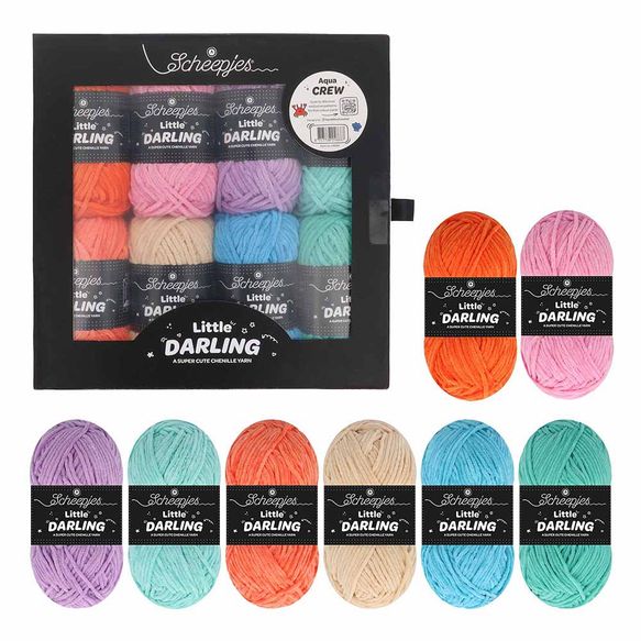 Scheepjes Little Darling colour pack Aqua Crew