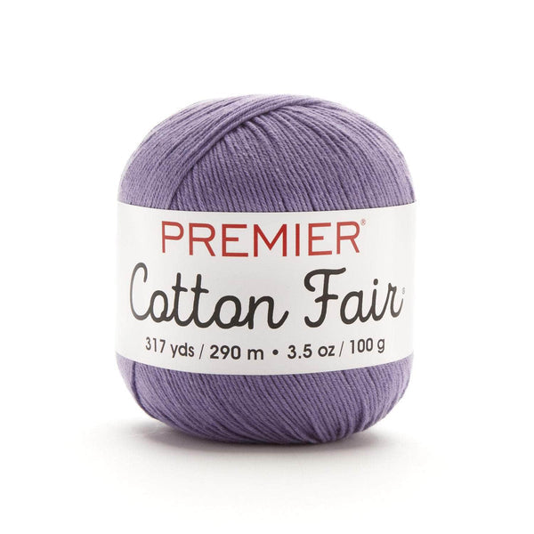 Premier Cotton Fair Yarn Lavender Pack of 3 *Pre-order*