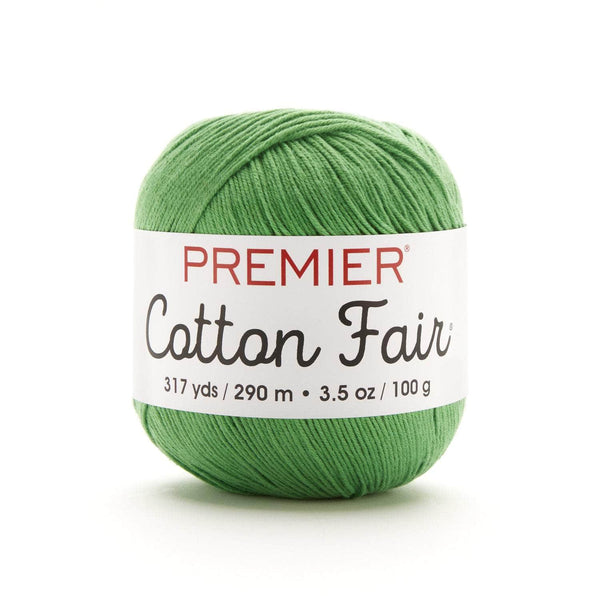 Premier Cotton Fair Yarn Leaf Green Pack of 3 *Pre-order*