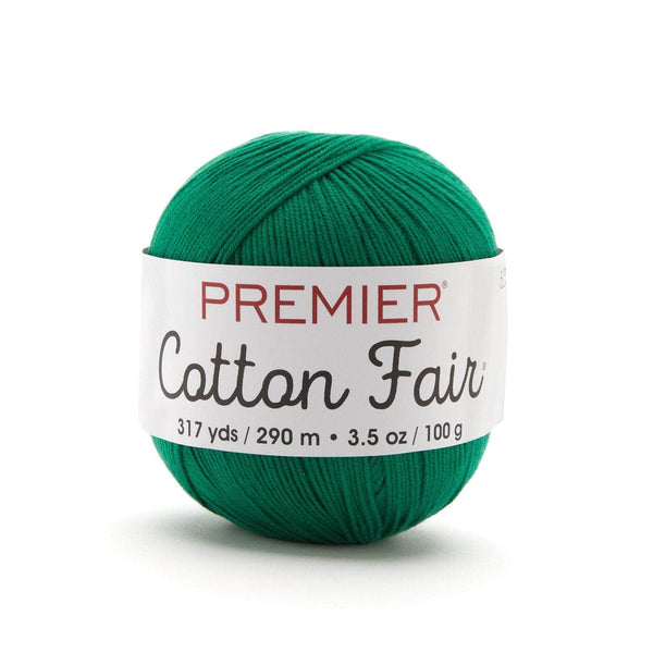 Premier Cotton Fair Yarn Kelly Pack of 3 *Pre-order*