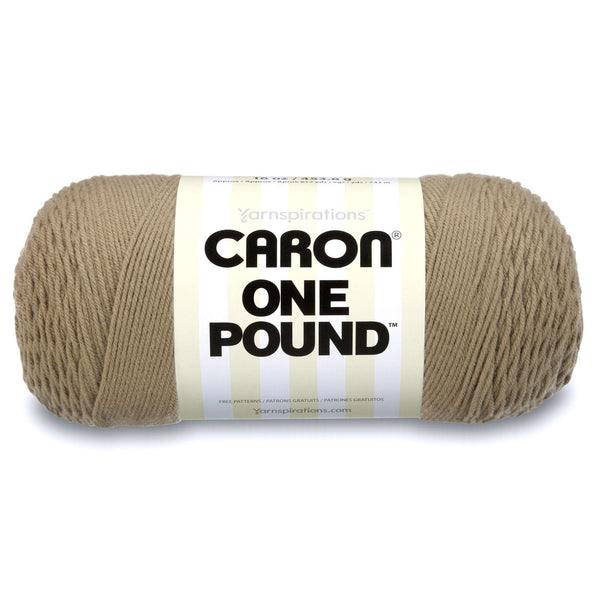 Caron One Pound Yarn Taupe Pack of 2 *Pre-order*