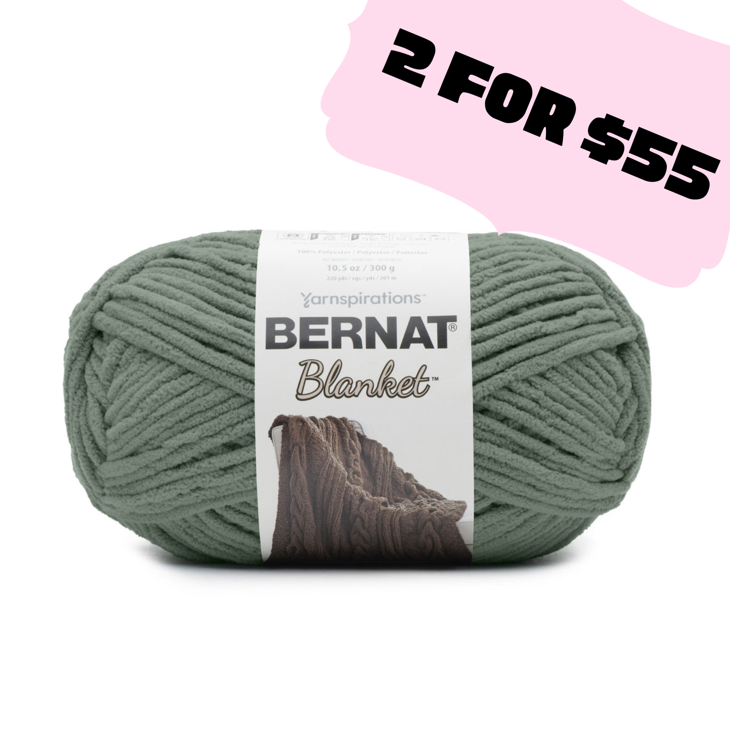 Bernat Blanket Baby Smokey Green 300g
