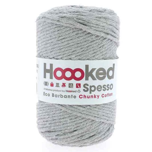 Eco Barbante Spesso Chunky Cotton Macrame Yarn 500g Grey