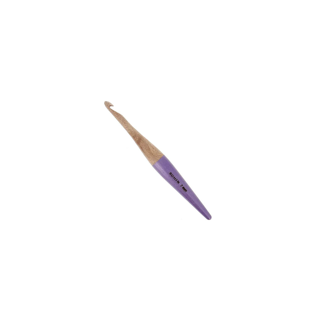 Bohin France Crochet Hook- mango wood 15cm 3.5mm to 10mm