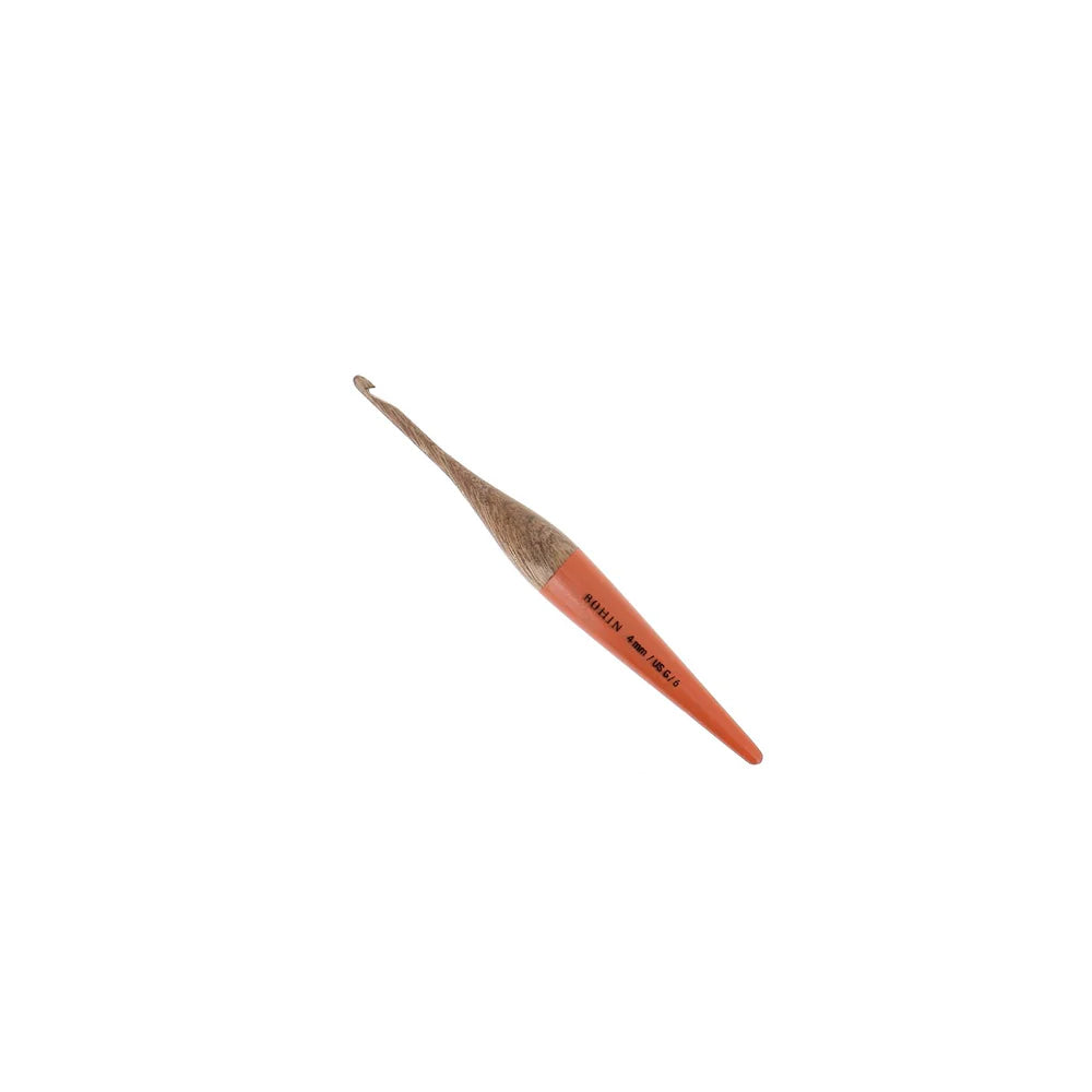 Bohin France Crochet Hook- mango wood 15cm 3.5mm to 10mm