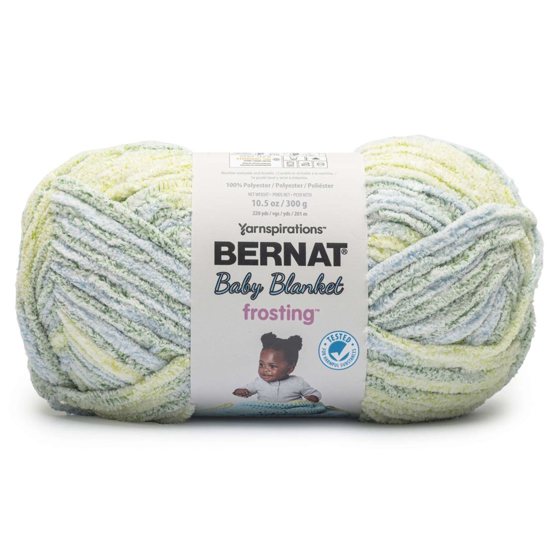 Bernat Baby Blanket Frosting Yarn Meadow