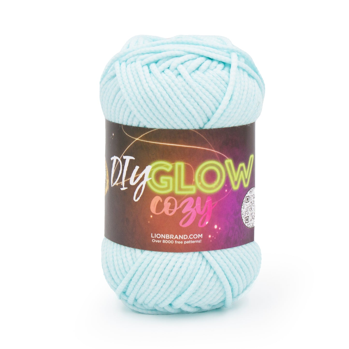 Lion Brand DIY Glow Cozy Yarn - aqua