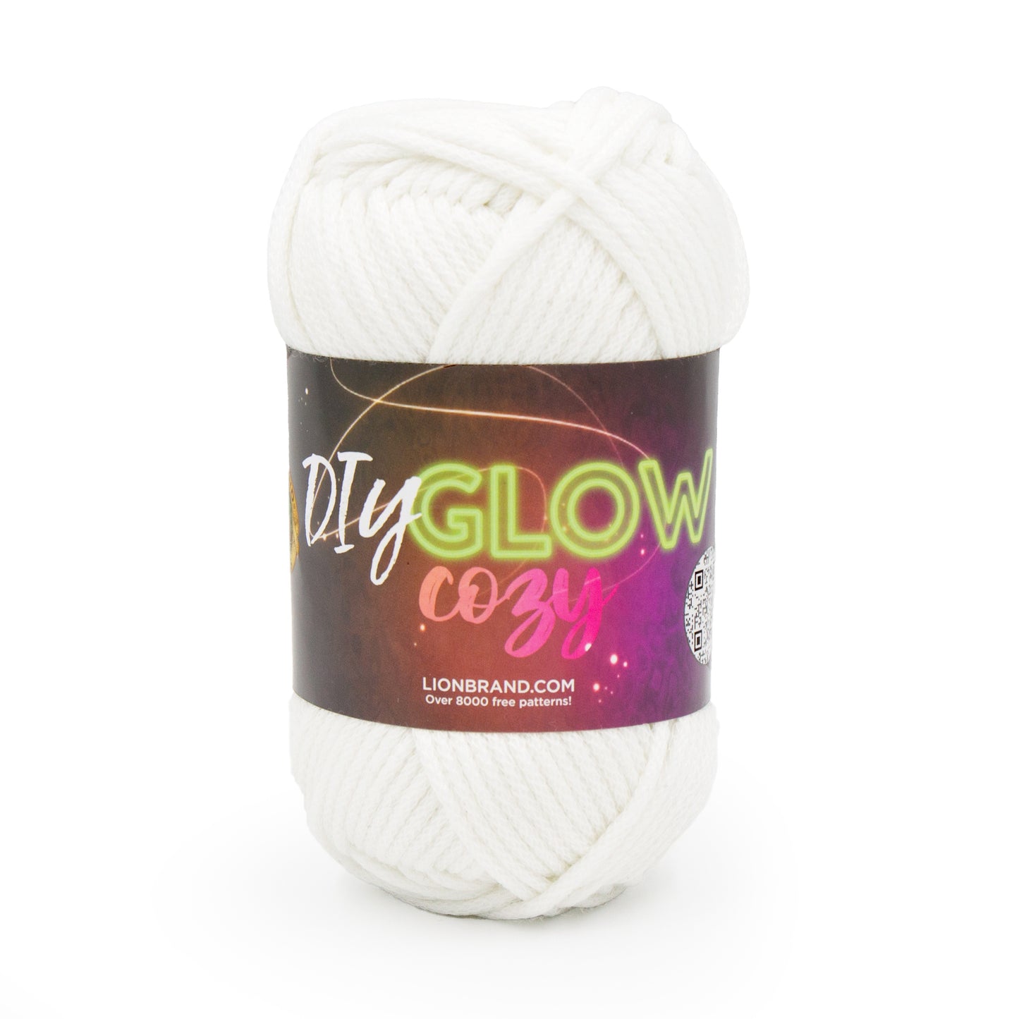 Lion Brand DIY Glow Cozy Yarn - white