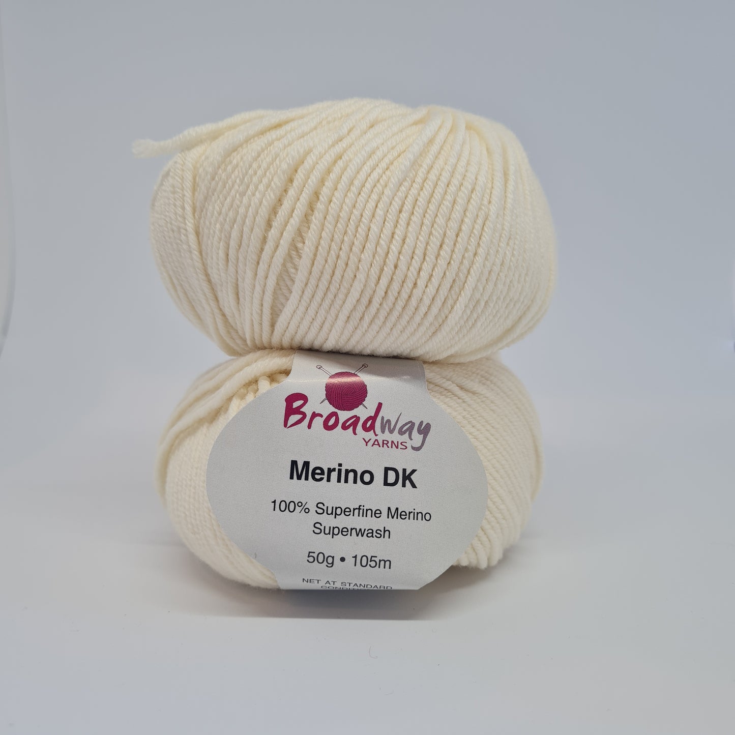 Broadway Merino DK Yarn - Ecru