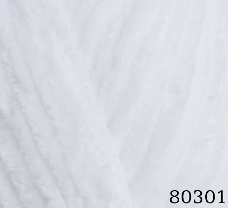 Himalaya Dolphin Baby Chenille Yarn White