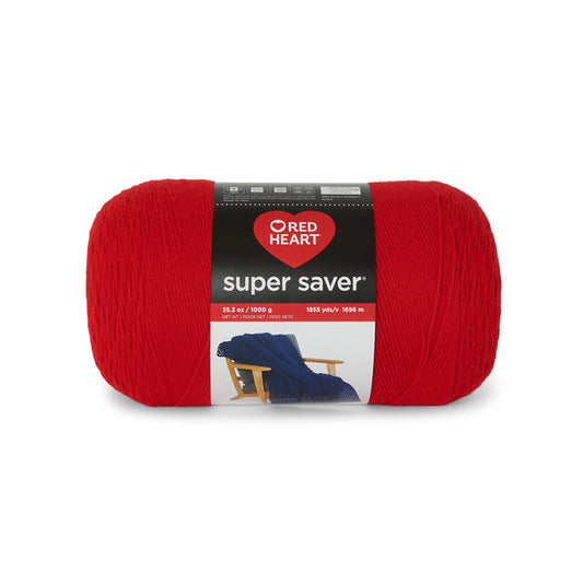 Red Heart Super Saver 1000g Cherry Red  *Pre-order*