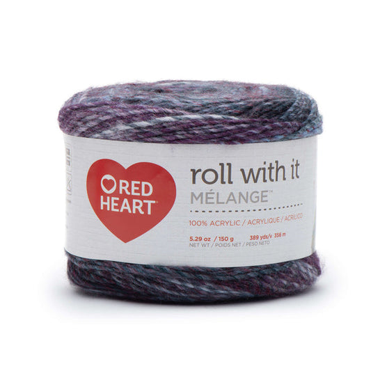 Red Heart Roll With It Melange Yarn Autograph Pack of 3 *Pre-order*