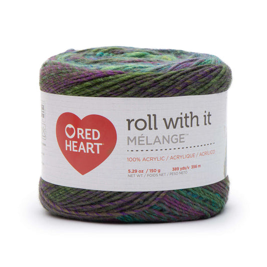 Red Heart Roll With It Melange Yarn Cat Walk Pack of 3 *Pre-order*