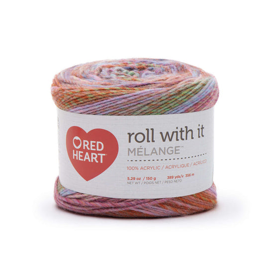 Red Heart Roll With It Melange Yarn Hollywood Pack of 3 *Pre-order*
