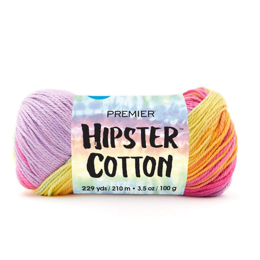 Premier Hipster Cotton Yarn -Rainbow Rollerskates