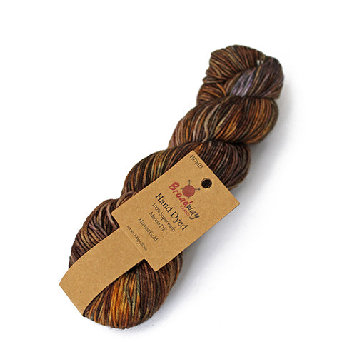 Broadway Dyed Merino DK - Harvest Gold pack of 5 skeins