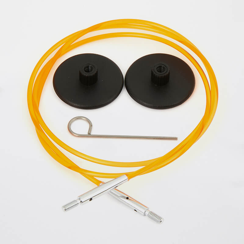 Knitpro Interchangeable Cables 7 sizes available 40cm- 150cm