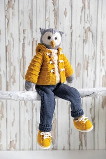 Louis the Owl- Wild Knitted Animal Friends Louise Crowther Yarn Kit