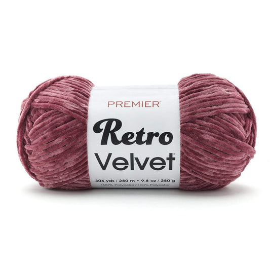 Premier Retro Velvet yarn rose